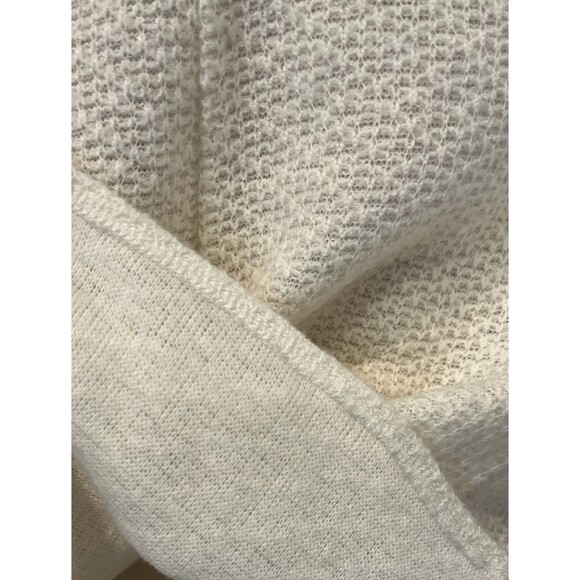 Anthropologie One September Lace Sweater Womens XS Cream Boho Feminine Fairy Y2K - Picture 4 of 10